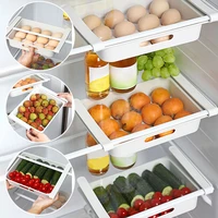 refrigerator eggs storage box multifunction drawer type food storage container sapce saving eggs hang holder