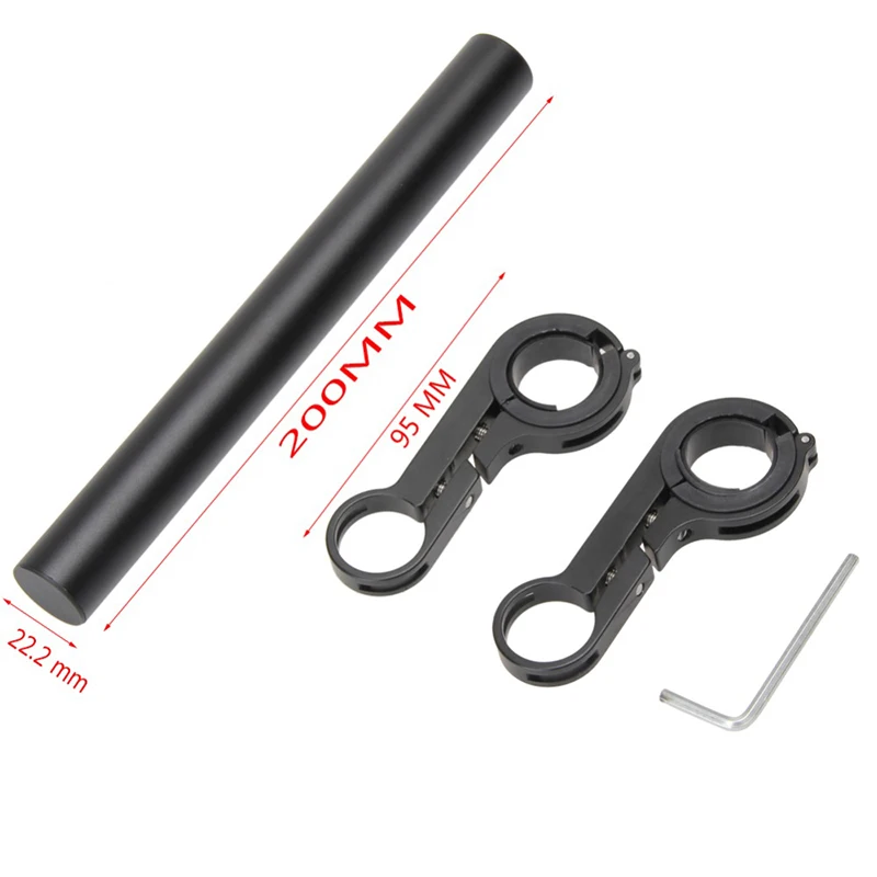 20 см углеродная трубка велосипедный руль расширитель Крепление горы MTB велосипед