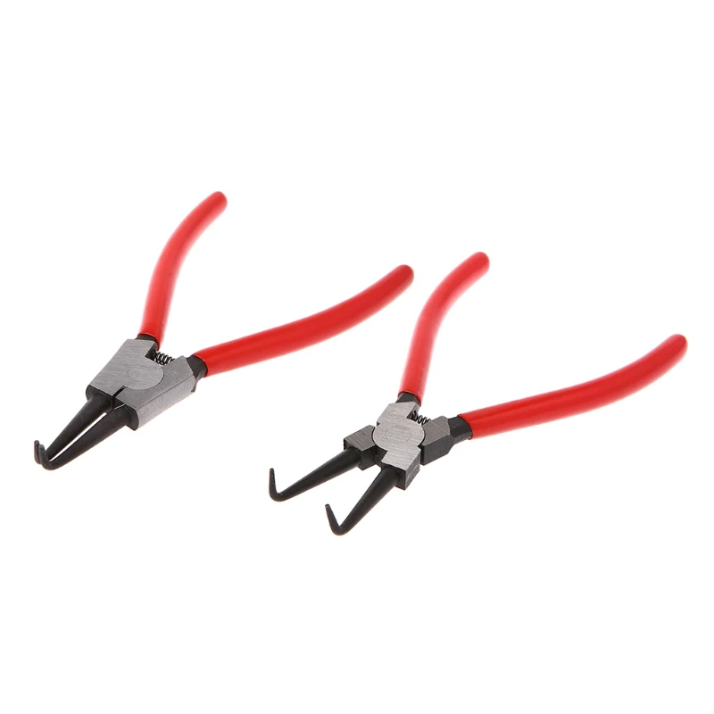 7-дюймовые Стопорные щипцы с внутренними и внешними прямыми изогнутыми кольцами |