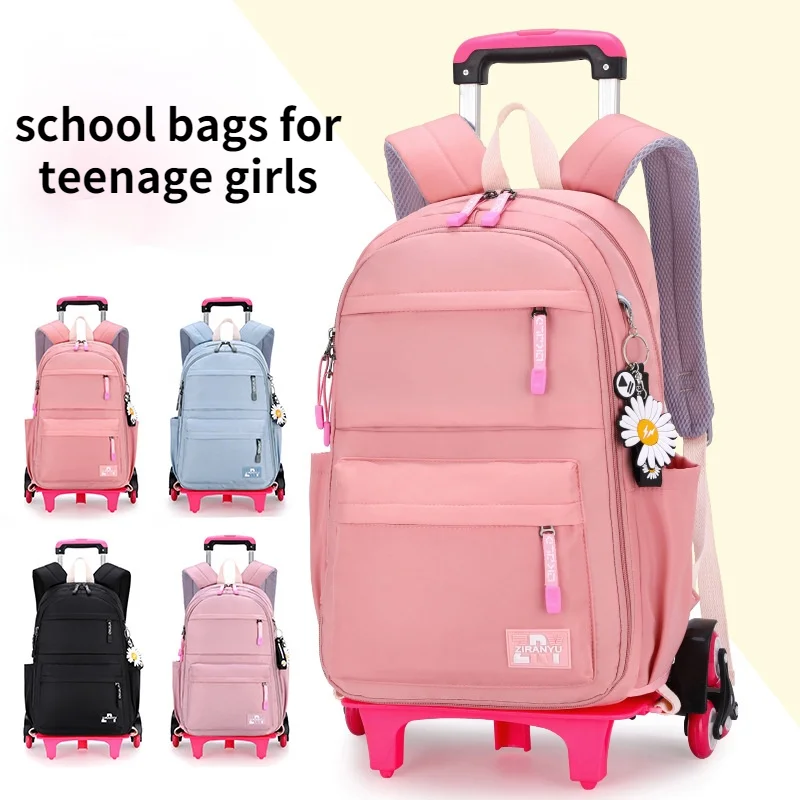 2022 New Fashion ZIRANYU Waterproof Middle School Student Backpack Travel Backpack for Teenage Girls Luxury Mochila de estudante