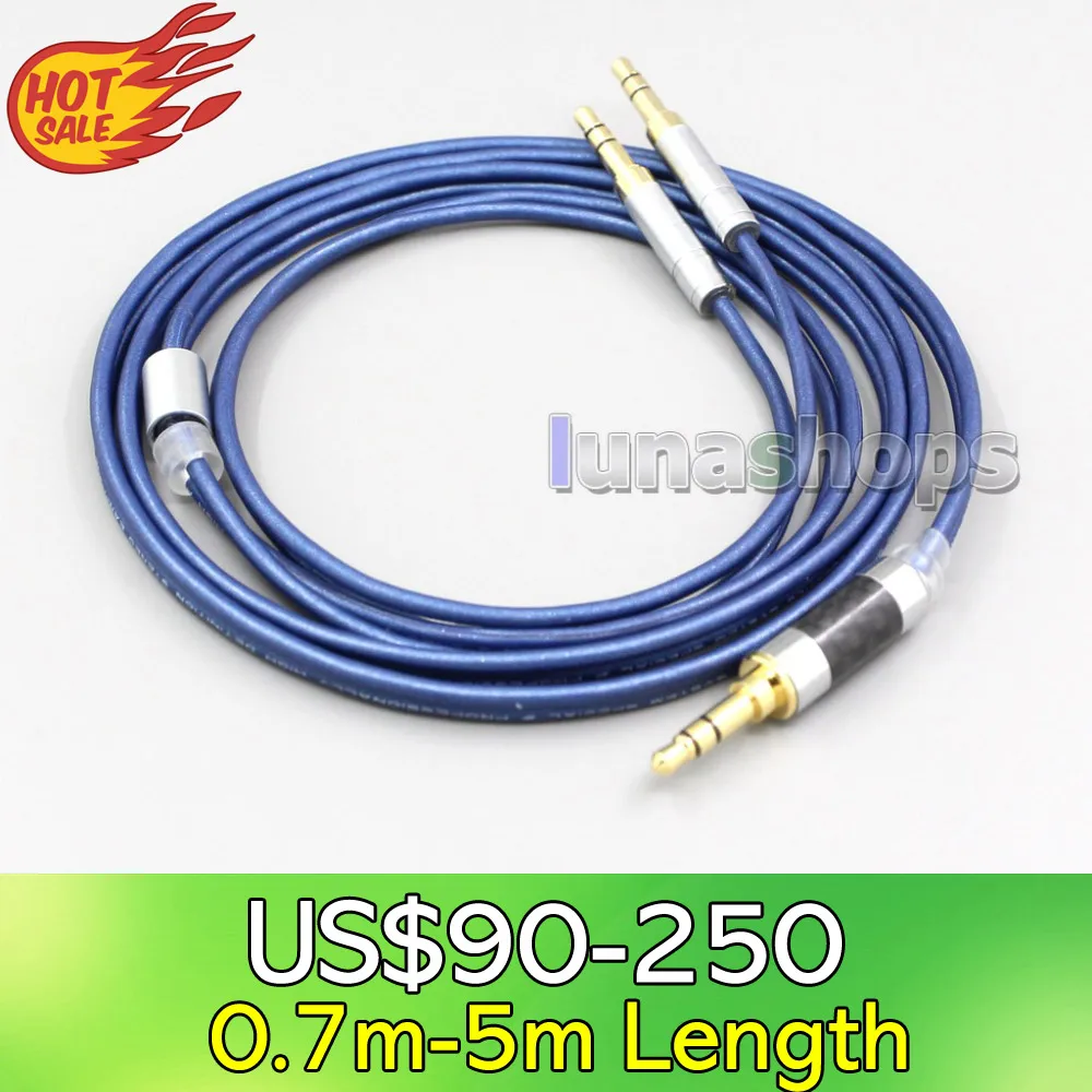 LN006801 2 5 мм XLR 4 высокий res99 % чистый Серебристые наушники кабель для Hifiman Sundara Ananda