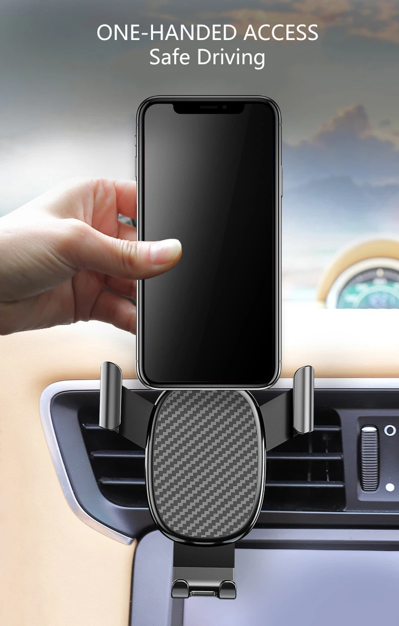 

Car Phone Holder Mobile Phone Holder for Car Holder Phone Stand Steady Fixed Bracket Support Gravity sensing Auto Grip car
