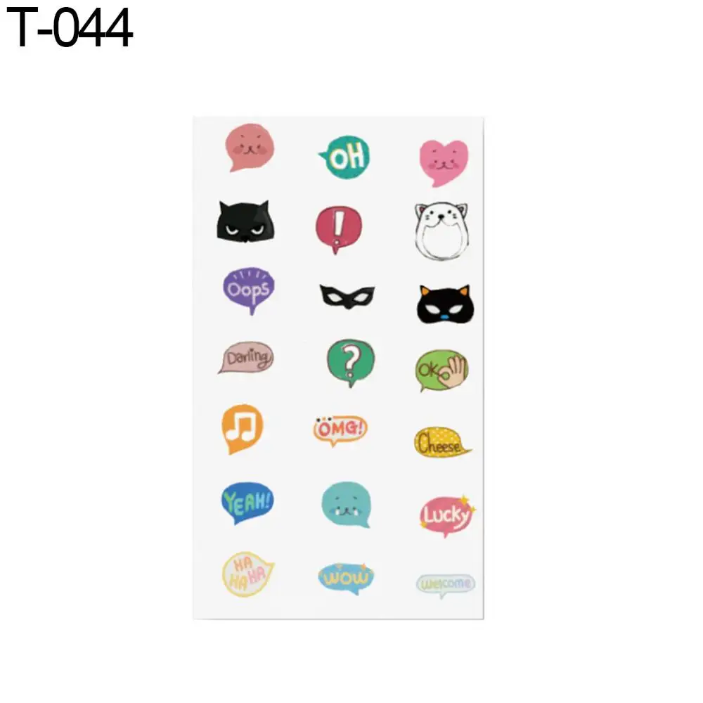 

Trigram Animal Temporary Fake Tattoo Sticker Fashion Body Art Removable Decal