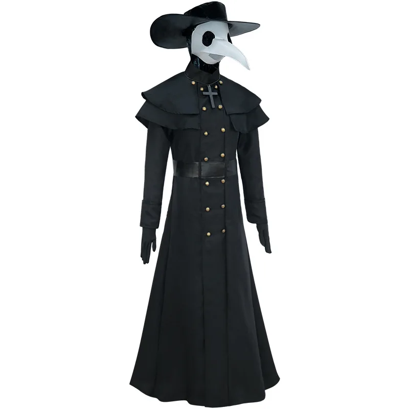 

Medieval Steampunk Halloween Adult Ant-Man European and American Large Size Plague Beak Doctor Crow Mouth Mask Doctor Schnabel