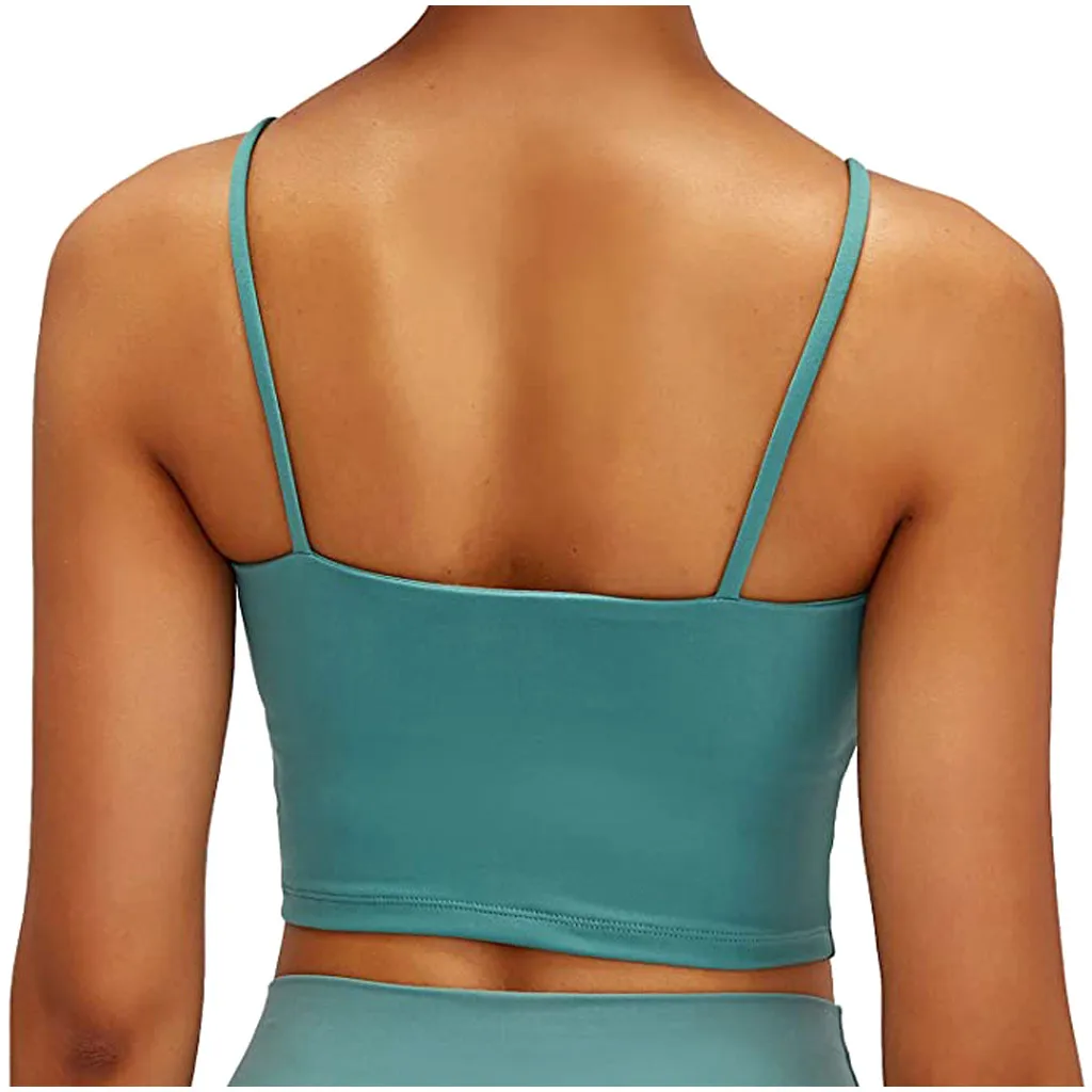 

Fashion Women Sleeveless Casual Vest Ladies Chest pad movement Short Tank Tops