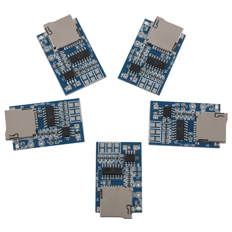 5Pcs GPD2846A TF Card MP3 Decoder Board 2W Amplifier Module for Arduino &amp 1x Mp3 Lossless Decoders Decoding Power | Электроника