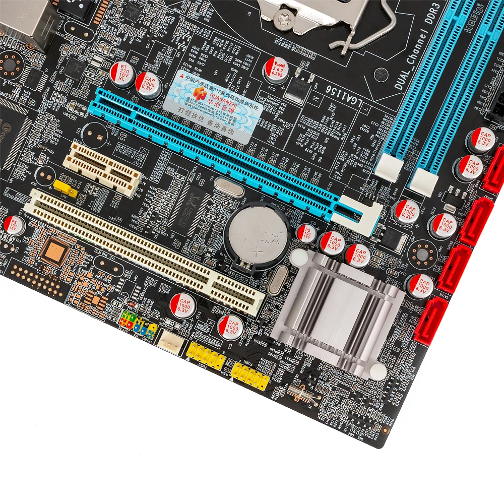 Huanan Zhi H55 материнская плата для Intel LGA 1156 i3 i5 i7 DDR3 16 Гб SATA2.0 PCI-E VGA COM M-ATX | Компьютеры и