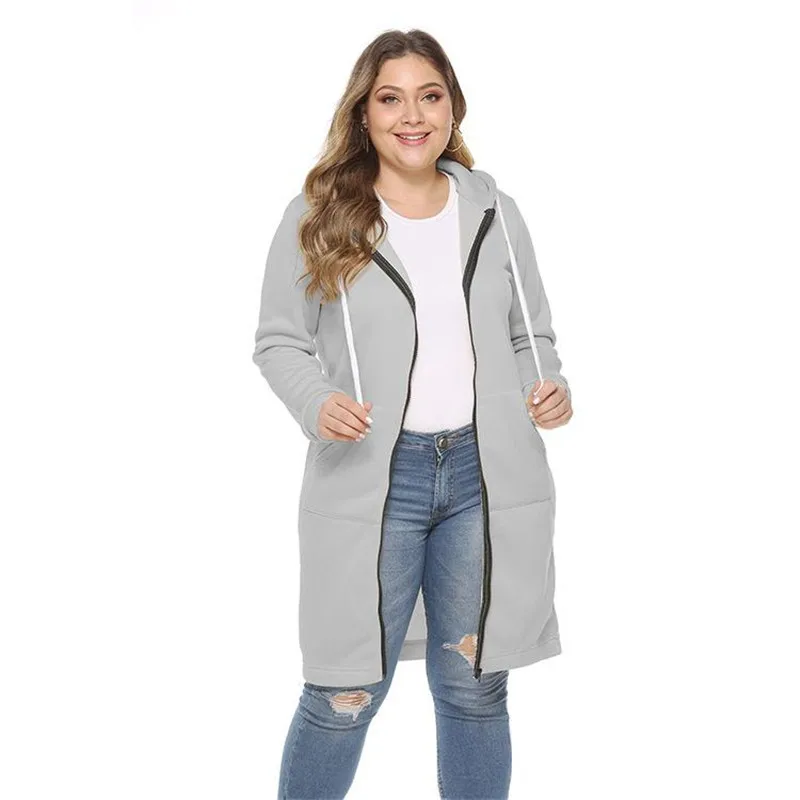 Gray COCOEPPS, осень, женское платье большого размера, повседневное, пэчворк, 5XL, 6XL, большой размер, платье на молнии, женская одежда, большой размер, Vestidos - Цвет: Gray