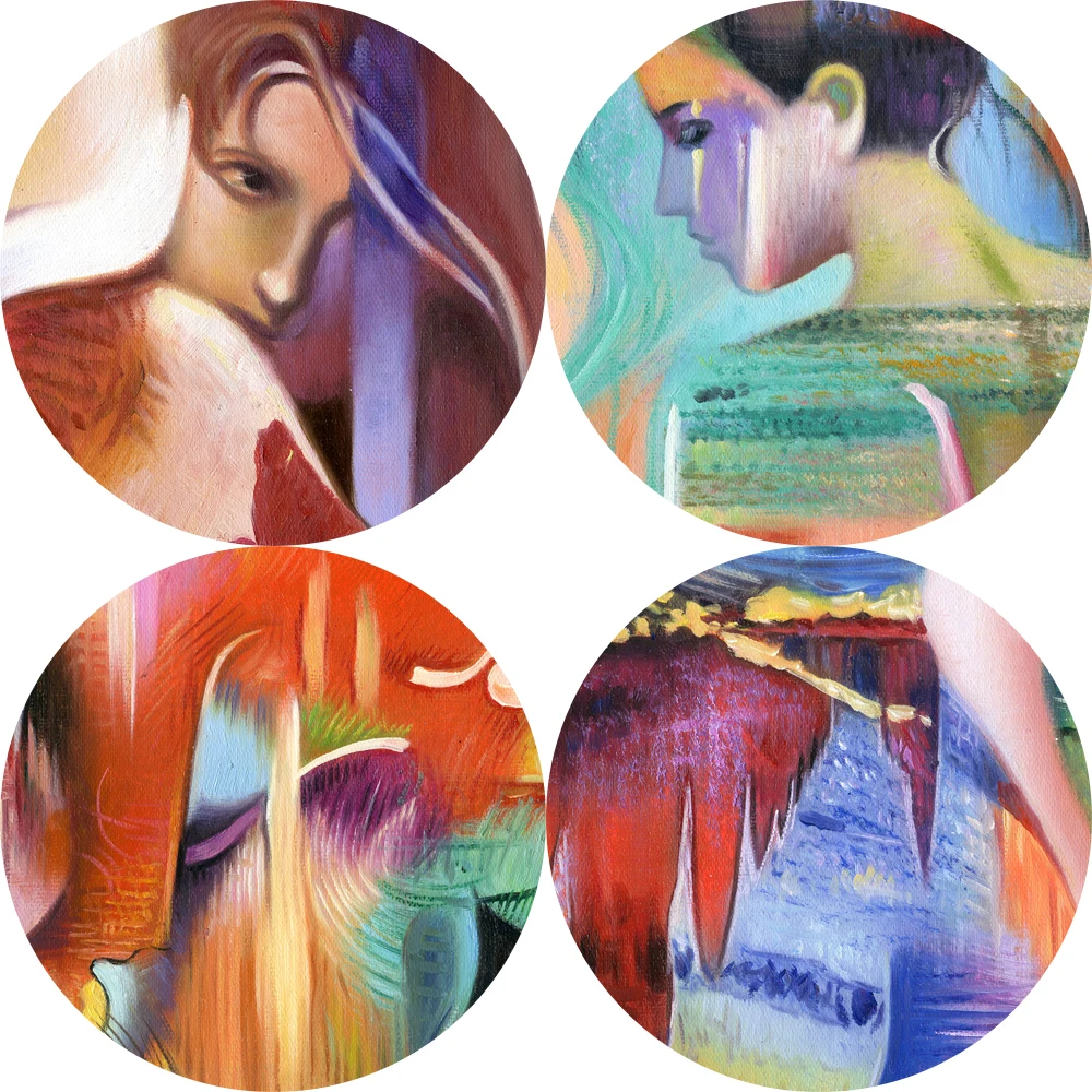 Настенная картина HDARTISAN рисунок на холсте абстрактная красоты для гостиной