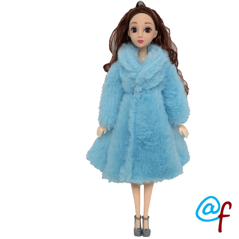 N2 1-Набор Кукла пушистая одежда девочка сделай сам для 1/6 OOAK красивая кукла платье