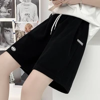 sports shorts female summer casual running beach pants women biker female washed comfortable polyester shorts