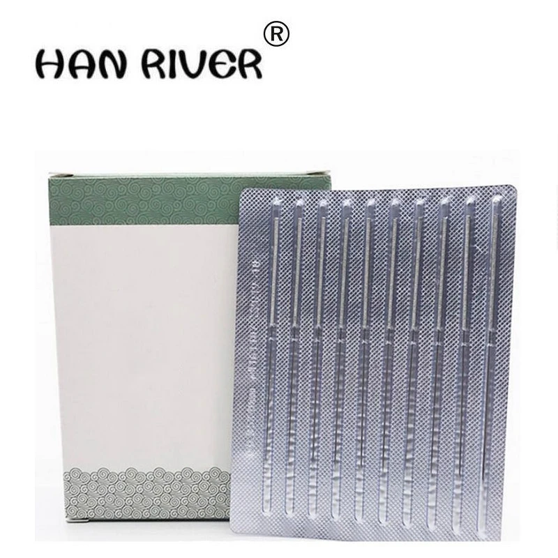 

HANRIVER 2020 100 шт. иглоукалывания, одноразовые стерильные иглы для акупунктуры