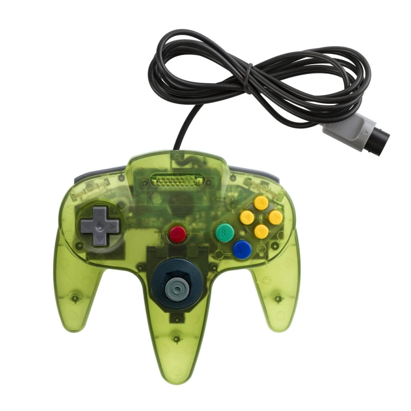 As the picture shows N64 контроллер Классический проводной N64 64-бит геймпад джойстик для Ultra 64 игровая консоль аксессуары для игр - Цвет: As the picture shows
