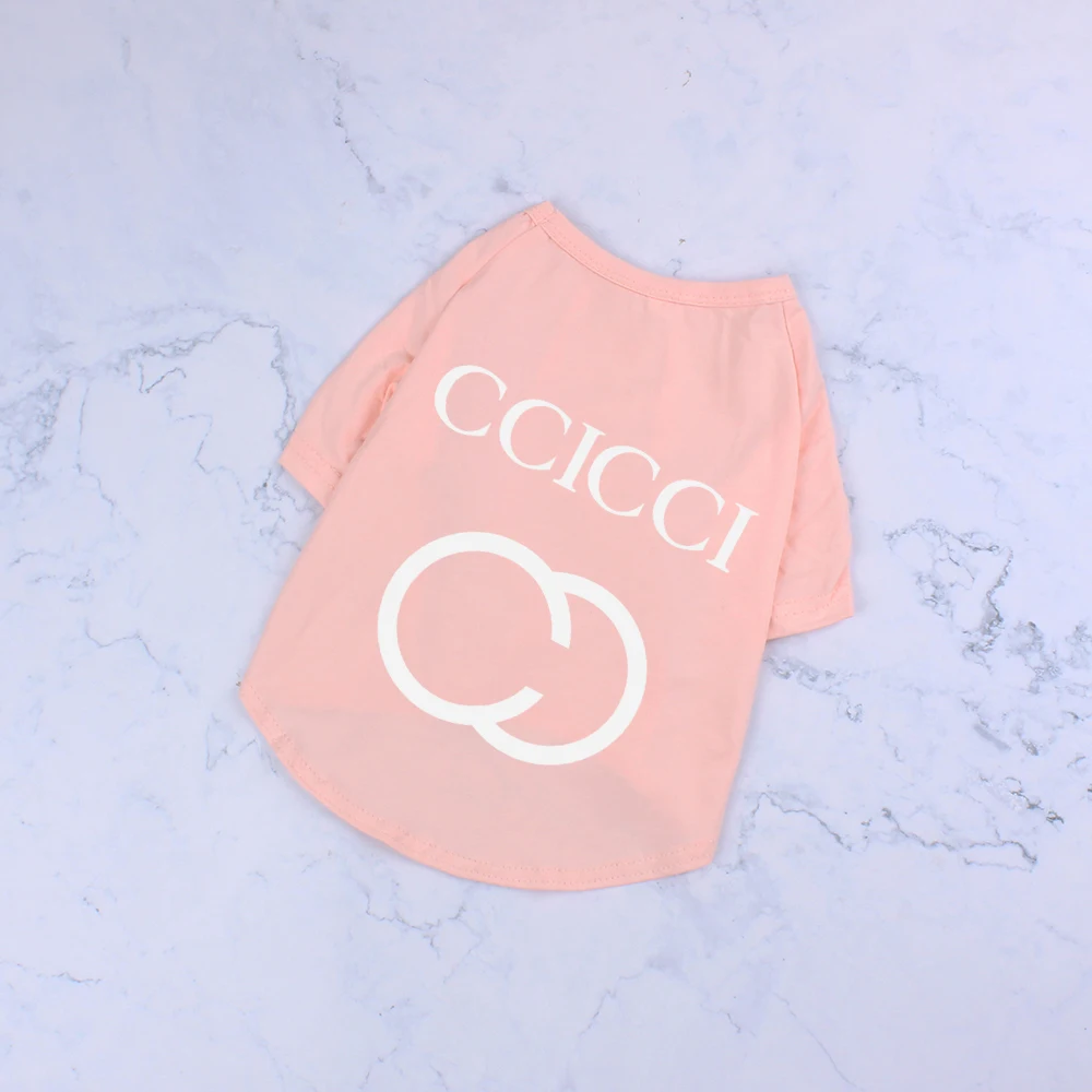 

Luxury Dog Clothes Fashion Pet Clothes T-shirt Pomeranian Chihuahua Cat Puppy Clothes CW807