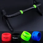 Клейкая лента для руля велосипеда, защита, силикагель, резиновое кольцо, анти-Скип, заглушки для барной ленты, водонепроницаемая, износостойкая