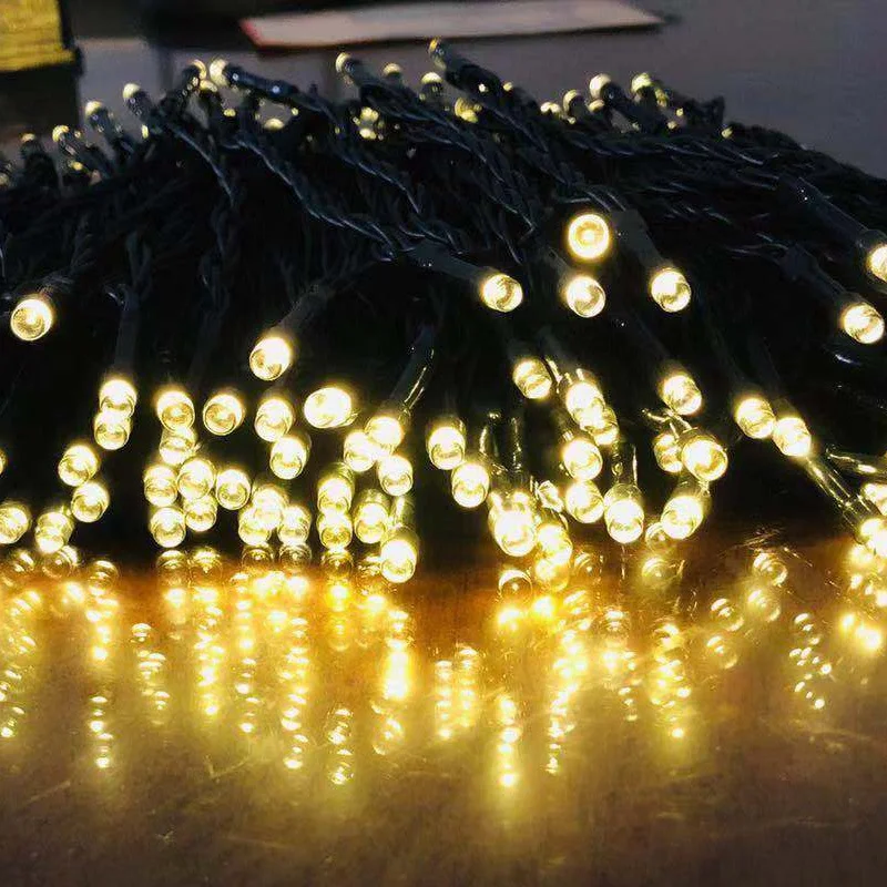 

LED Solar String Light Outdoor Waterproof Garden Stree Lence Light 8 Modes Fairy Strip Light Garland Light Wedding Decor Lamp