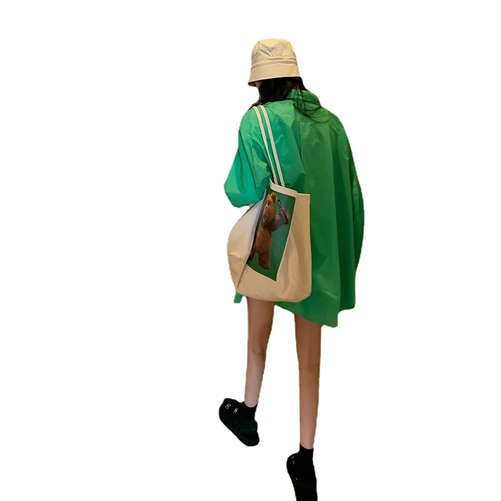 

Korean version of the spring new temperament sweet and loose mid-length long-sleeved y2k women shirts women Blouses