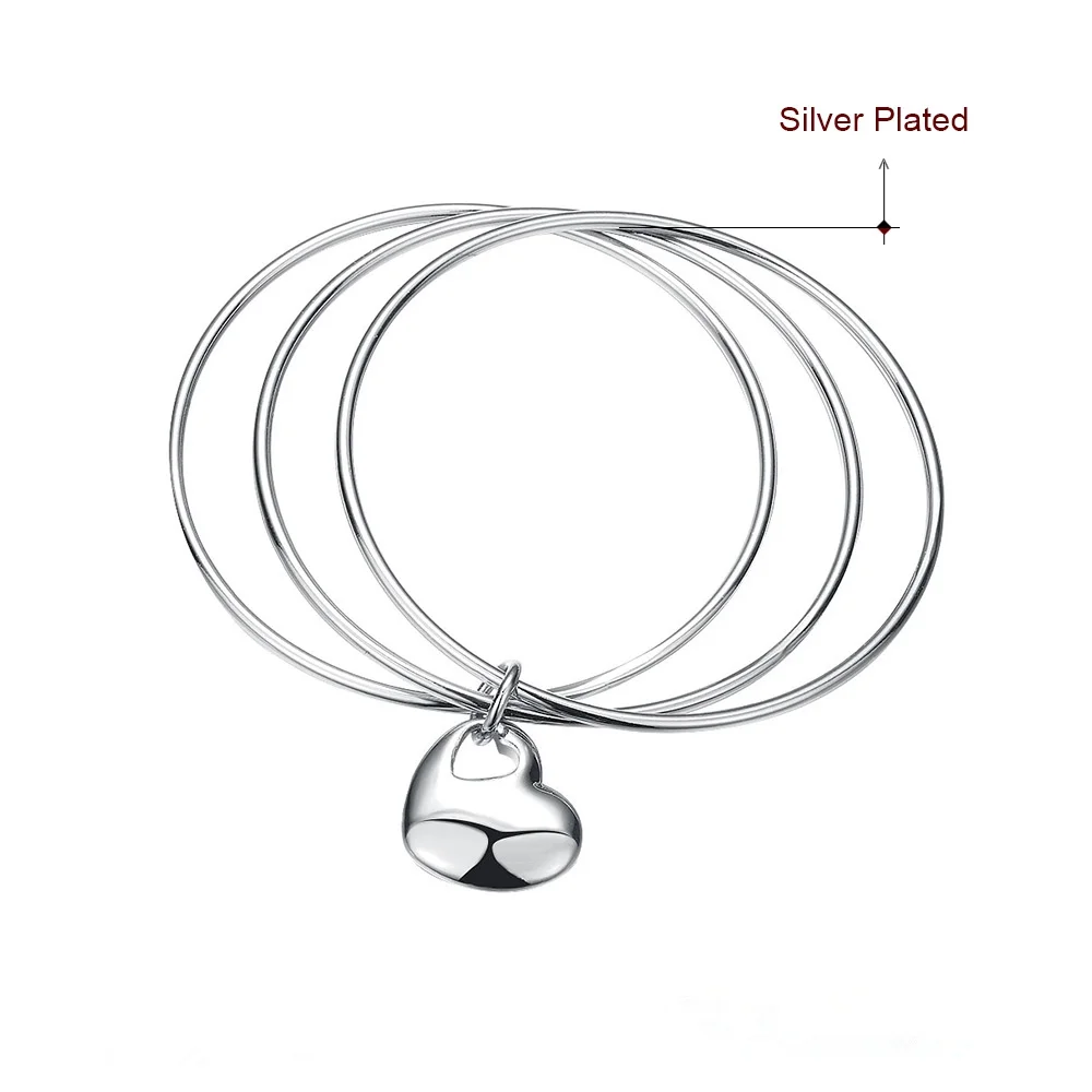 Новое поступление Простой браслет из стерлингового серебра 925 пробы с множеством