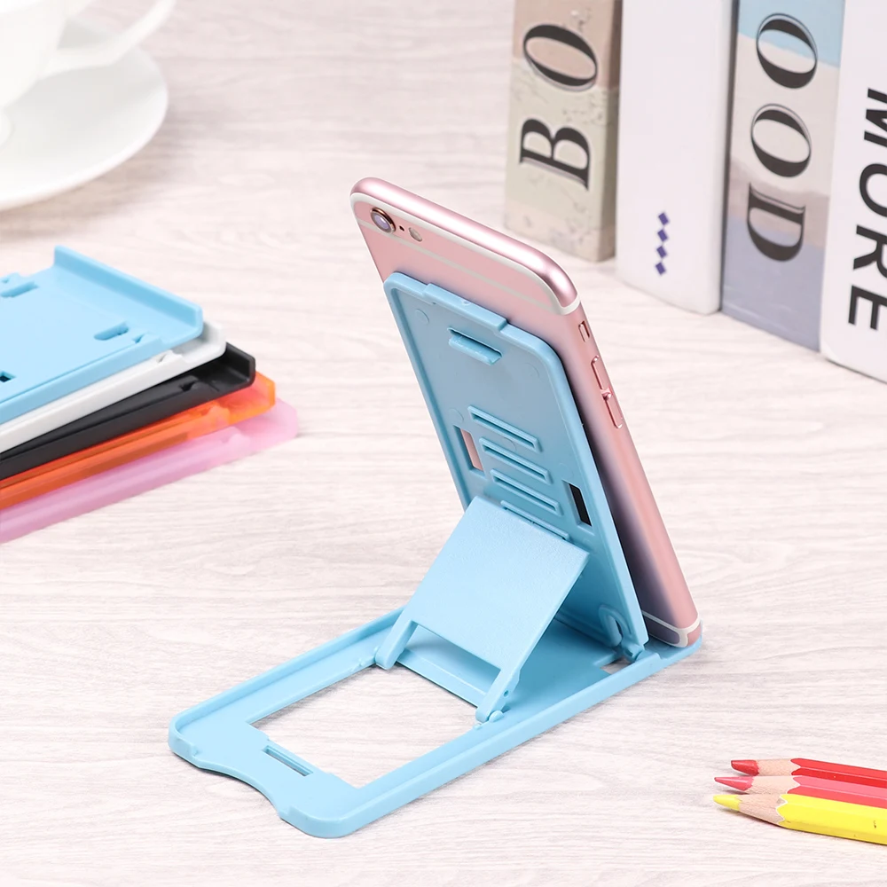 

1PC Portable Adjustable Phone Stand Tablet PC Bracket Five-grade Bracket Foldable Multicolor Phone Holder Phone Accessory