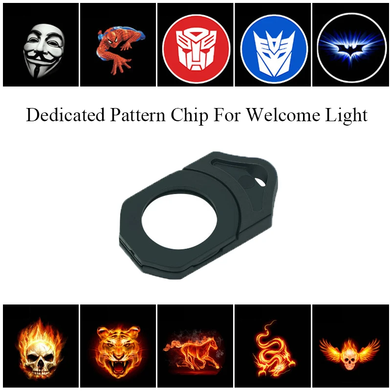 

1 Pcs Wireless Welcome Light Door Light Pattern Selection Projection Pattern Replace Accessories Car Welcome Lamp Accessories