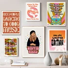 Tame Impala в ретро-музыке, холст, постеры, винтажная абстрактная цитата, живопись, красочные настенные картины в стиле рок для декора гостиной