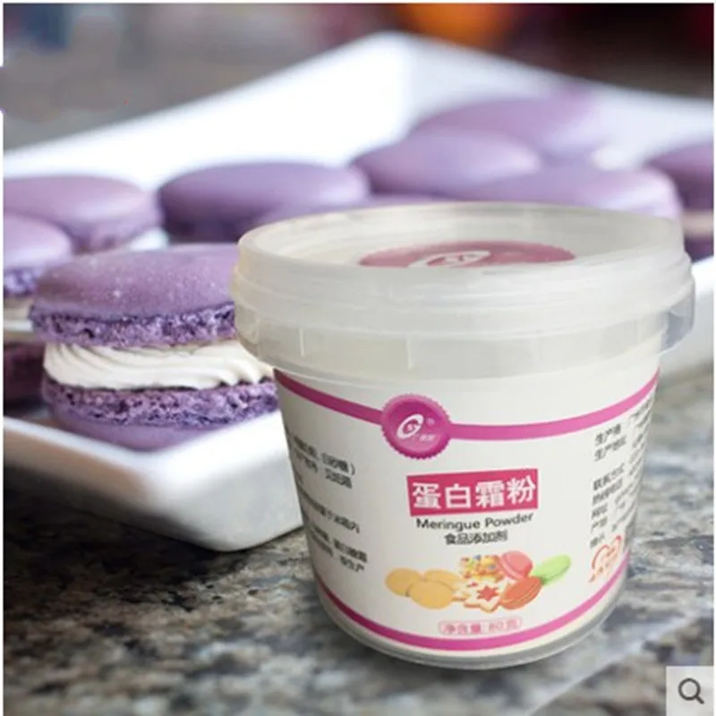 80 г мерингуэ порошок яичный белый Макарон пончик выпечки бисквит Фондант глазурь