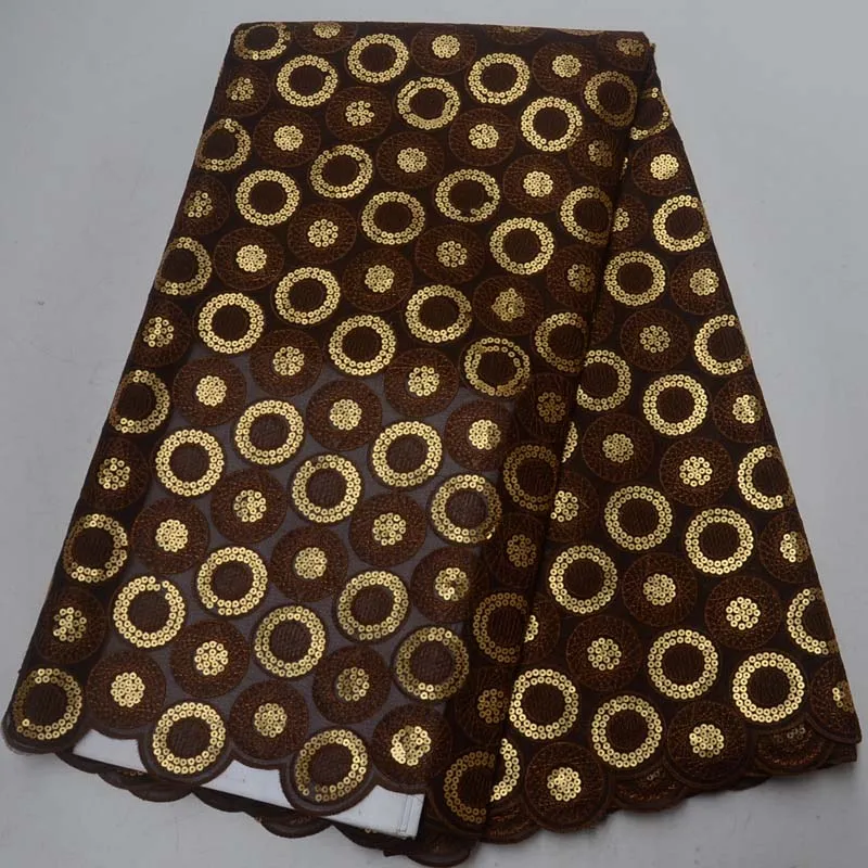 Африканская белая кружевная ткань для свадебного платья французский блестки Tullw