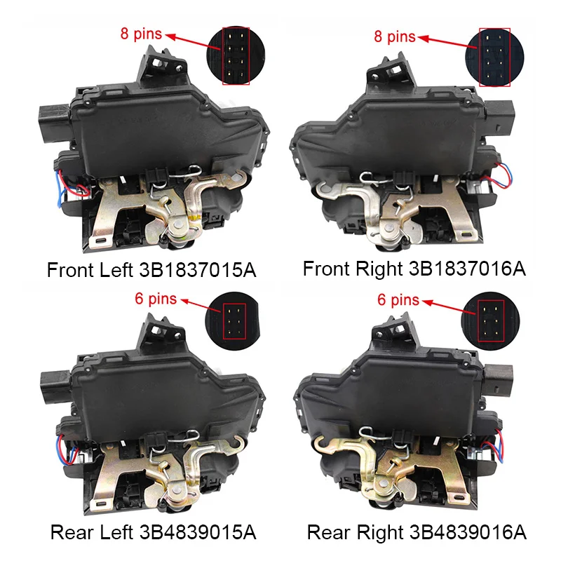 Приводы защелки дверного замка для Skoda Octavia Seat Arosa Hatchback Leon Toledo II Saloon VW Passat B5 Golf MK4