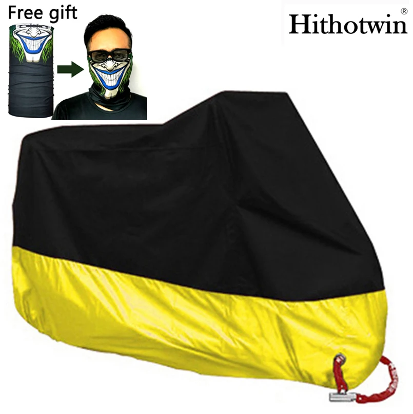 14 цветов, M, L, XL, 2XL, 3XL, 4XL Универсальный Открытый УФ протектор велосипедные аксесуары пыле для самоката Чехлы для мангала Водонепроницаемая Крышка мотоцикла дождевик пальто чехол на мотоцикл скутер Крышка дождя - Цвет: Yellow