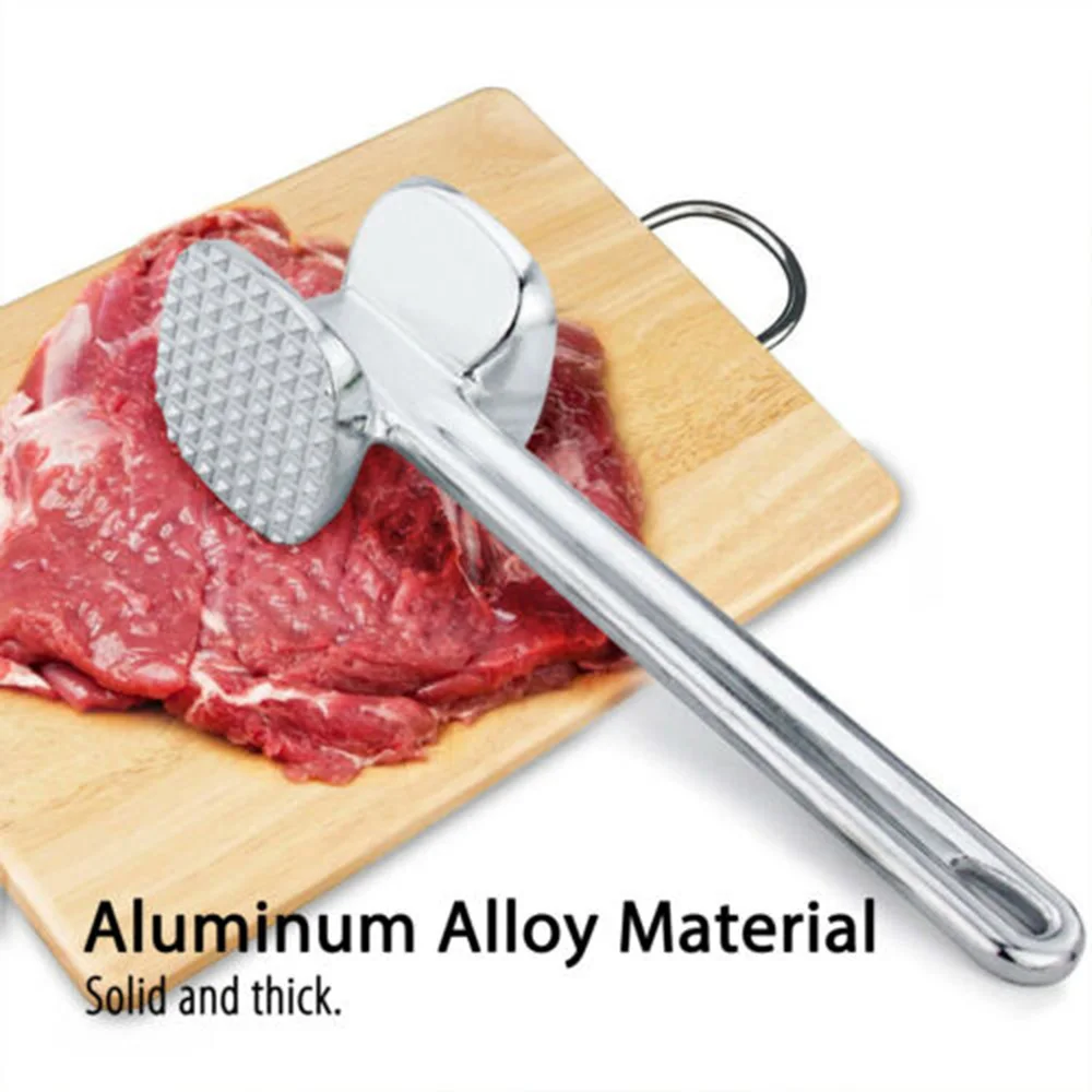 

Aluminium Alloy Meat Hammer Beaf Steak Mallet Pounder Veal Double Side
