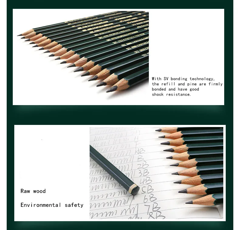 1 шт. Германия Faber-Castell 9000 эскиз карандаш для рисования дизайн товары для рукоделия SV технология склеивания НЕОБРАБОТАННАЯ древесина экологическая безопасность