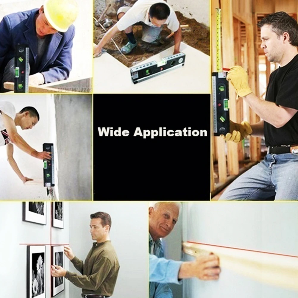 Лазерный уровень выравнивания 2 линии Горизонтальная Вертикальная линейка