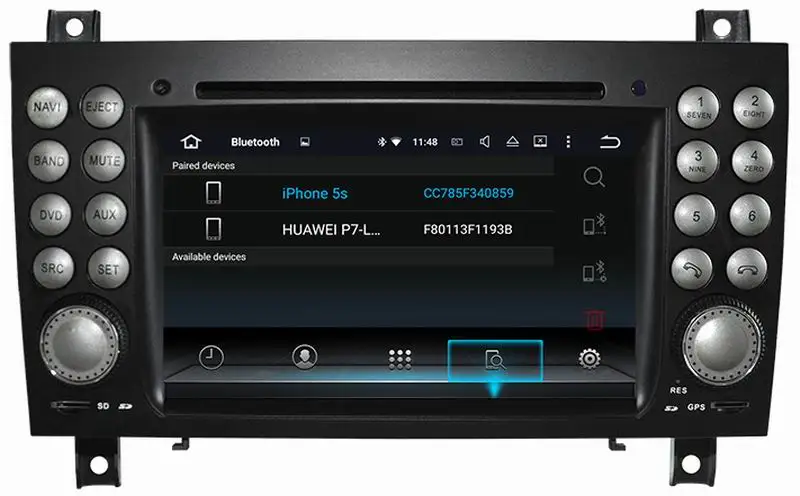 7 ''автомобильный dvd плеер Android 10 0 для Mercedes Benz SLK R171 2004 ~ 2011 стерео радио аудио GPS