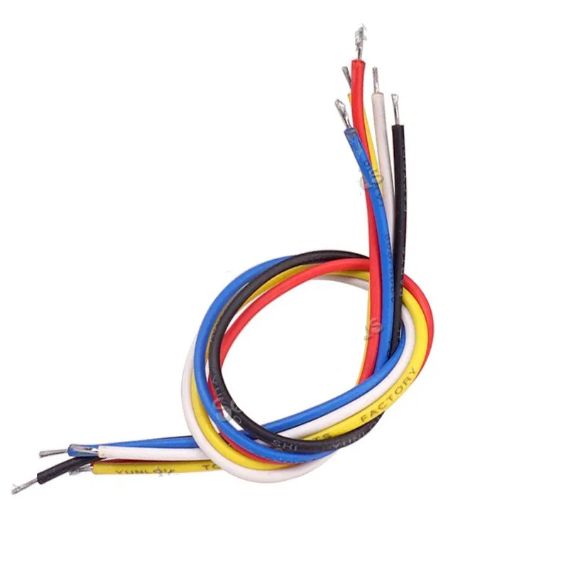 

100Pcs 19CM 22AWG Copper Pickup Hookup Wire Lead Cable For Electric Guitar Bass 5 Colors guitar accessories