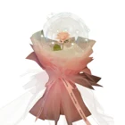 Светодиодный светсветильник йся букет из роз, сияющий воздушный шар, Свадебный декор, идеальный подарок для влюбленных в День святого Валентина