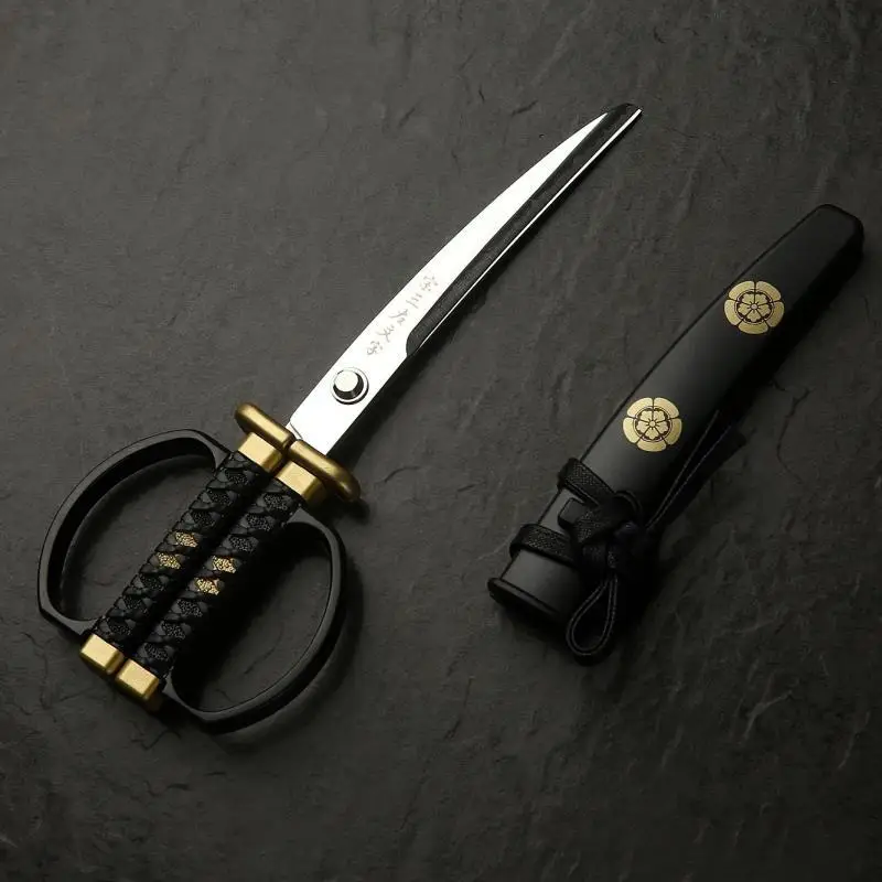 

Креативные японские ножницы катаны, металлические швейные инструменты в стиле ретро для шитья, инструменты для рукоделия, офиса, домашней р...