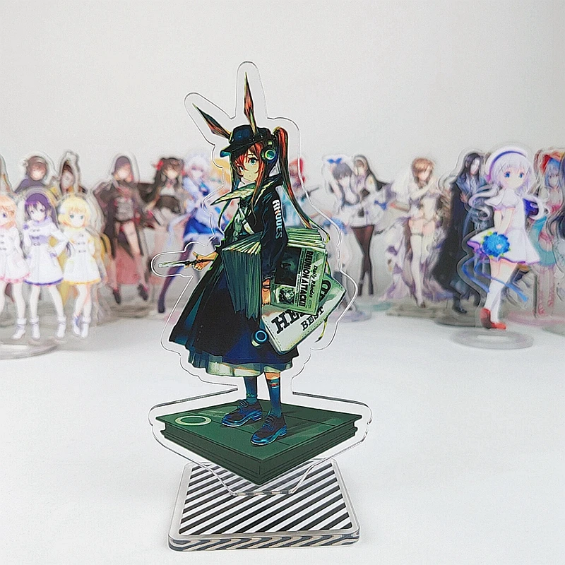 Аниме Arknights a Miya Eyjafjallajokull Angelina Косплей стенд фигурка модель акриловый стол Декор