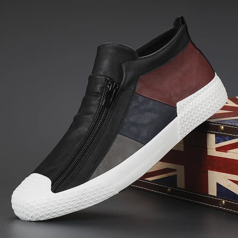 

Men's Vulcanized Shoes Spring/Autumn Designer Sneakers Breathable Men Loafers Shoes Soft Sole Comfortable Casual shoes Flats jn7