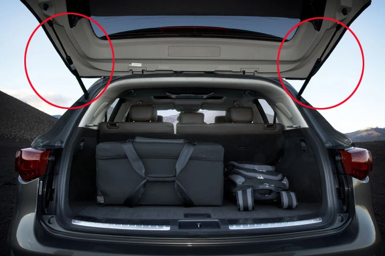 2 шт авто задняя дверь багажник liftgate газ заряженный стойки Лифт поддержка для Infiniti FX35 FX37 FX45 FX50 2009-2013 и 2009- QX70