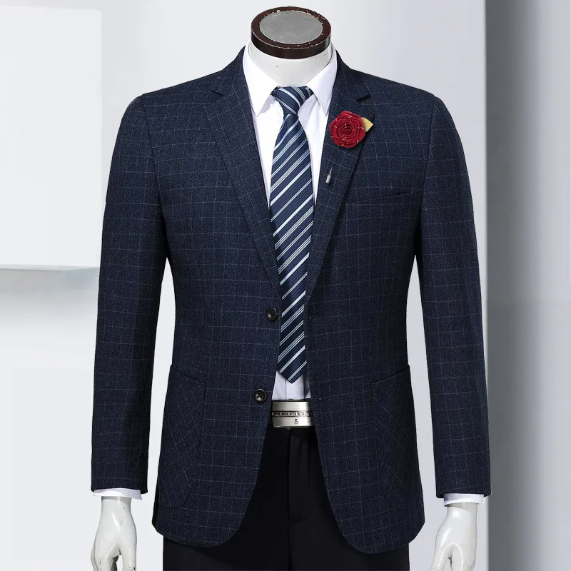 Мужской классический свадебный костюм с золотыми листьями мужской воротник