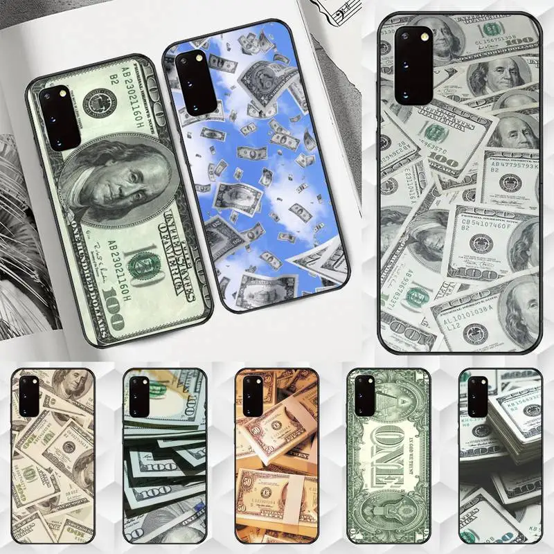 

U.S. Dollar Money Phone Case soft for Redmi note5 5A 7 6 8 8T 9 10 4 6 9 10 S PRO MAX Fundas cover coque