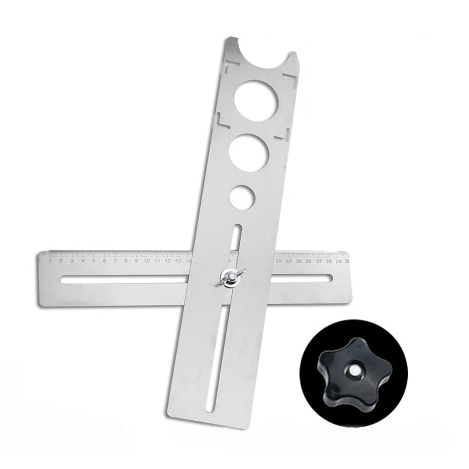 Многофункциональная удлиненная линейка из нержавеющей стали для перфорации