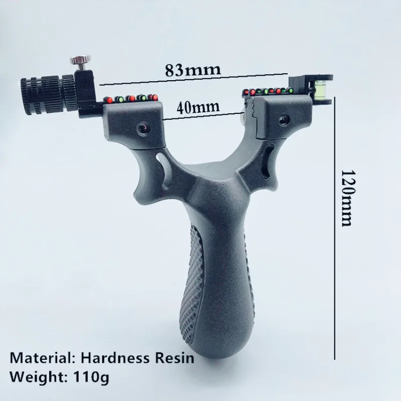 

Resin Slingshot Hunting Catapult Laser Sight High Precision Shooting With Rubber Band Outdoor Sports Hunting 2019 New