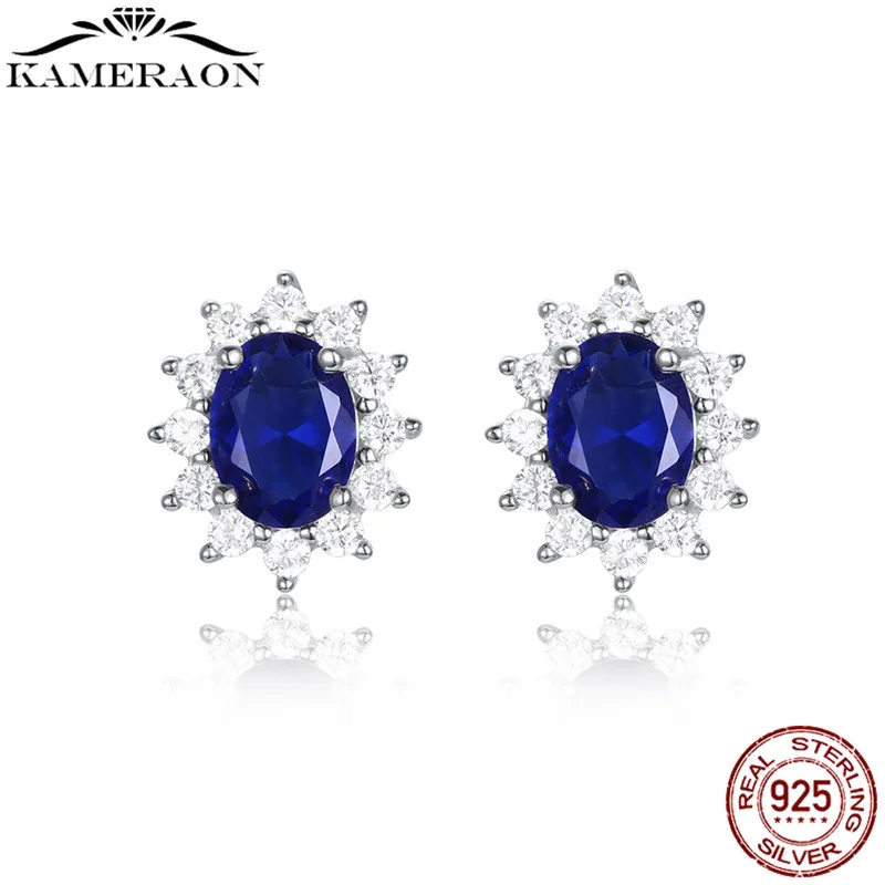 Женские серьги гвоздики из стерлингового серебра 925 пробы высокого качества