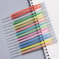 hot sale 12243648100pcs multicolor 1mm writing painting gel pen replaceable refills