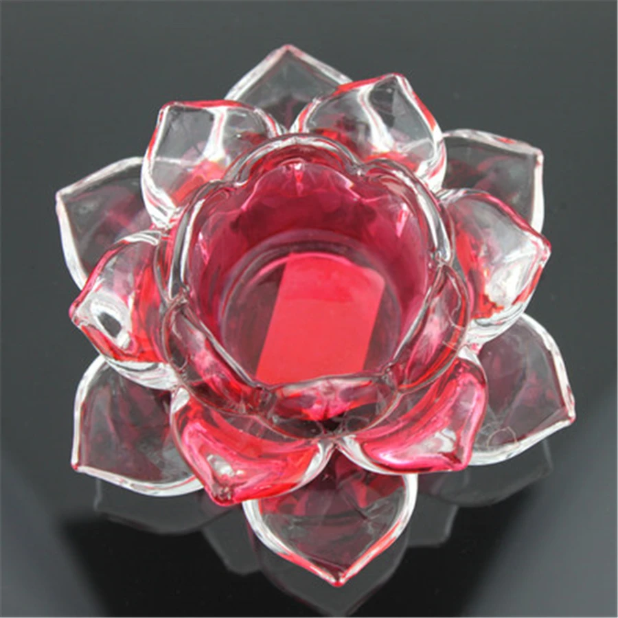 Рождественская стеклянная палочка для свечей чайный светильник с кристаллами