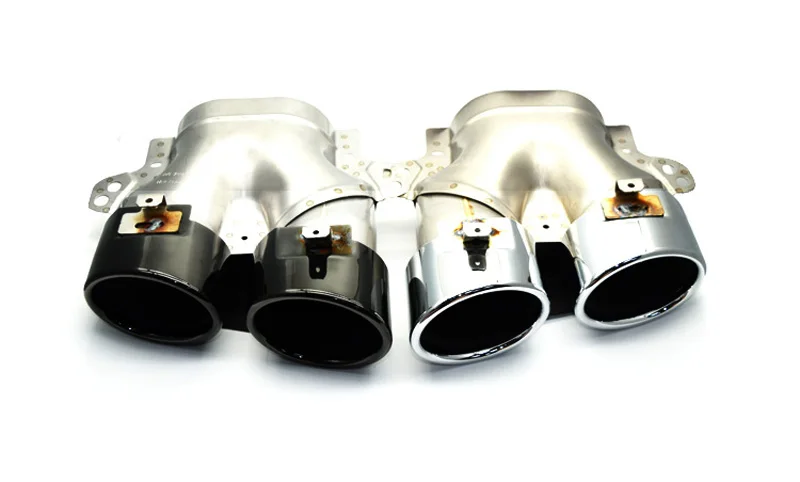 Хорошее качество черный/серебристый автомобильный глушитель выхлопной трубы