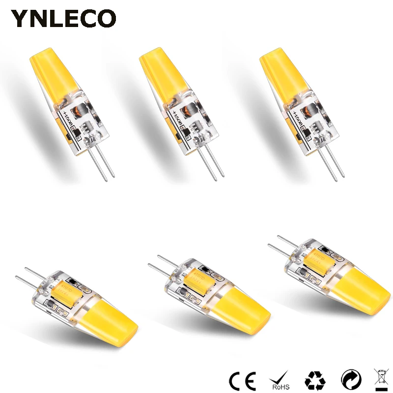 6 шт. энергосберегающие светодиодные лампы G4 COB 12 В 3 Вт 360 К 3000 К|g4 led lamp|g4 lamp 12vled |