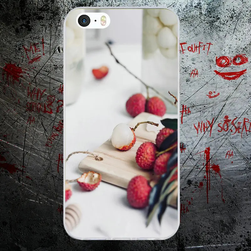 Soft TPU Silicone Mobile Phone Cases for iPhone X 10 7 6 6s 8 Plus 4 4S 5 5S SE 5C Bags Water Fruit Summer Banana Style | Мобильные