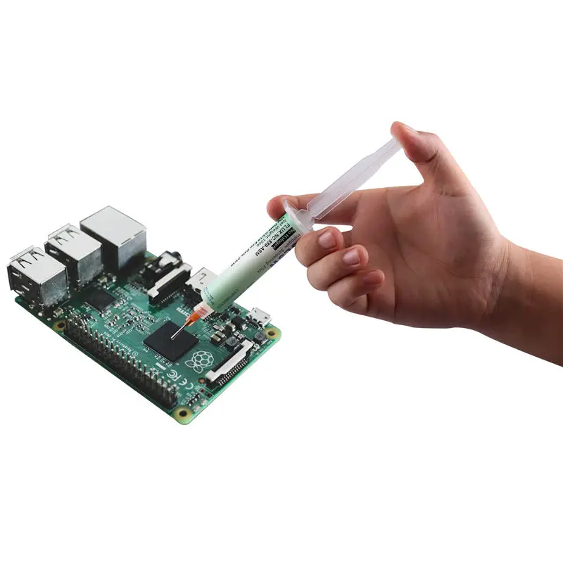 10cc NC-559-ASM паяльная паста сварочный масляный флюс для ремонта BGA PCB с шприцевым